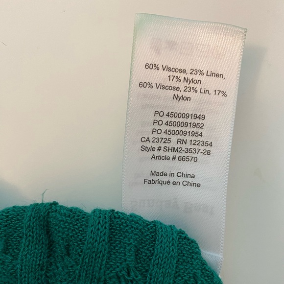 Aritzia Sunday Best Dark Green Knit Top - Picture 3 of 4